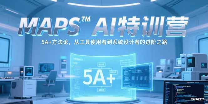 MAPSAI特训营，掌握 5A+方法论，从工具使用者到系统设计者的进阶之路-云创网