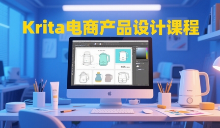 大梦老师·Krita电商产品设计课程-云创网