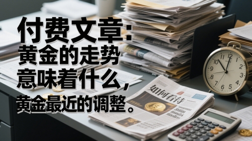 付费文章：黄金的走势意味着什么，如何看待黄金最近的调整-云创网