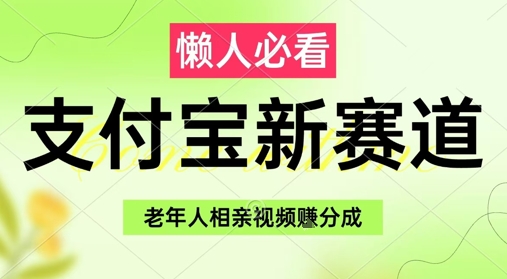 支付宝新赛道，利用老年人相亲视频，挣分成收益，轻松月入过W，操作简单-云创网