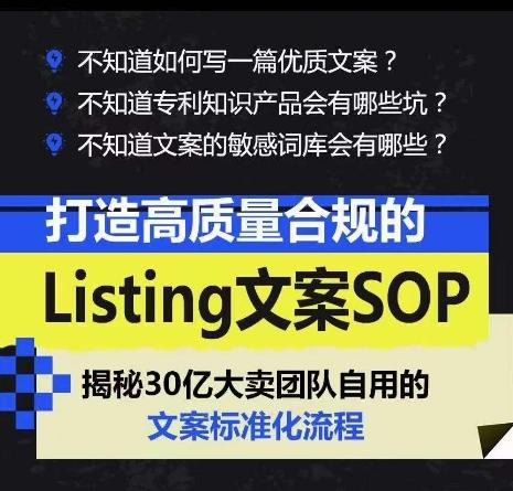 打造高质量合规的Listing文案SOP，掌握亚马逊文案工作的标准化-云创网